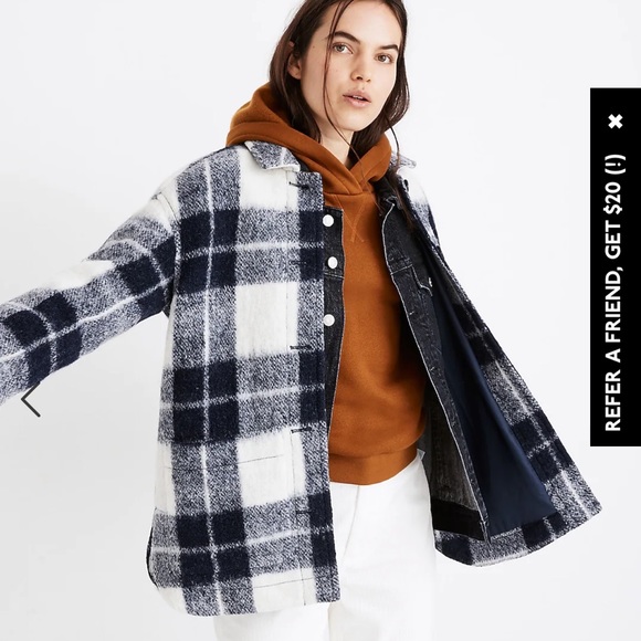 Madewell Walton Shirt-Jacket in Colleton Plaid - Picture 4 of 6